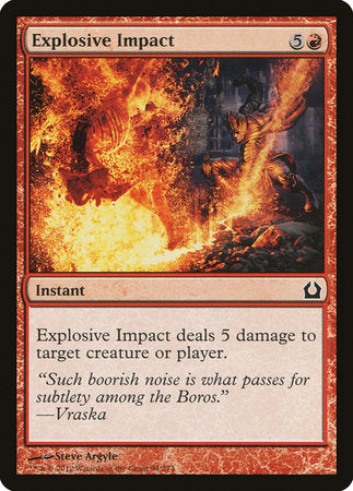 Explosive Impact [Return to Ravnica] | Dumpster Cat Games
