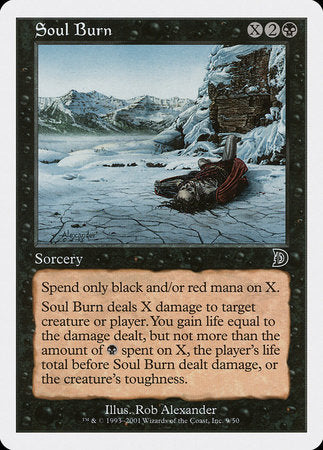 Soul Burn [Deckmasters] | Dumpster Cat Games