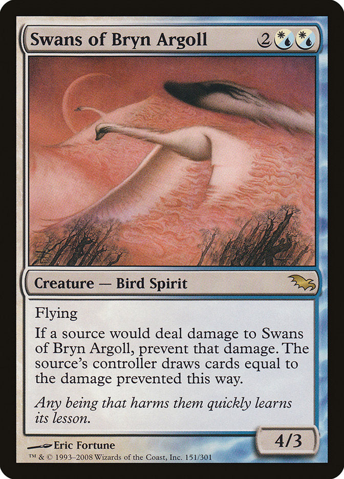 Swans of Bryn Argoll [Shadowmoor] | Dumpster Cat Games