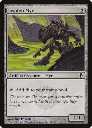 Leaden Myr [Scars of Mirrodin] | Dumpster Cat Games