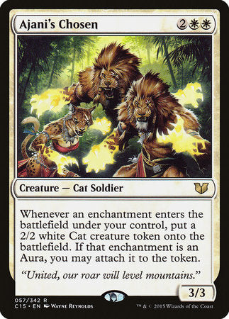 Ajani's Chosen [Commander 2015] | Dumpster Cat Games