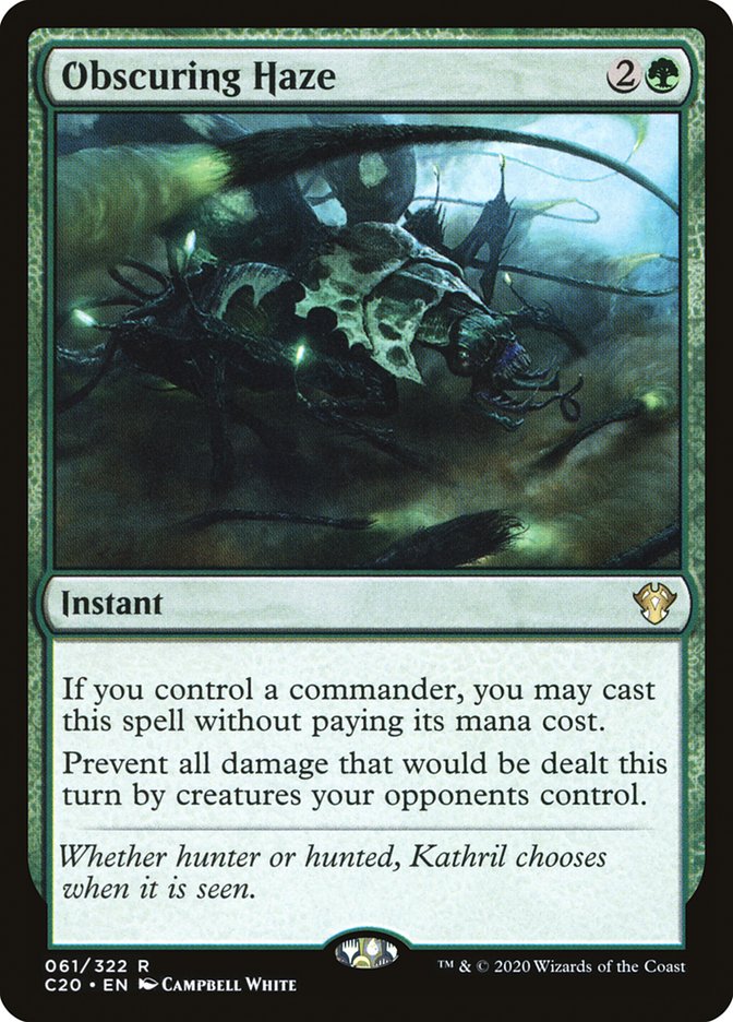 Obscuring Haze [Commander 2020] | Dumpster Cat Games