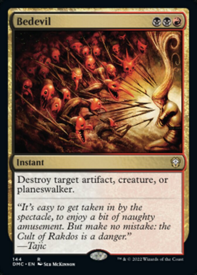 Bedevil [Dominaria United Commander] | Dumpster Cat Games