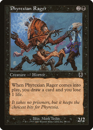 Phyrexian Rager [Apocalypse] | Dumpster Cat Games