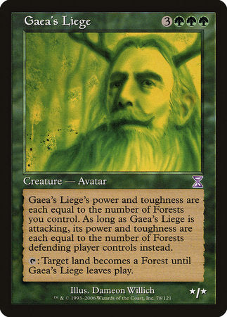 Gaea's Liege [Time Spiral Timeshifted] | Dumpster Cat Games