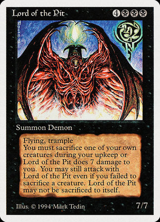 Lord of the Pit [Summer Magic / Edgar] | Dumpster Cat Games