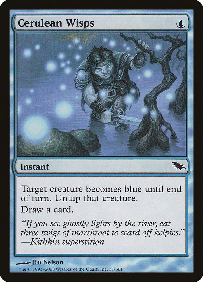 Cerulean Wisps [Shadowmoor] | Dumpster Cat Games