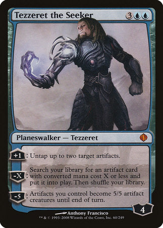Tezzeret the Seeker [Shards of Alara] | Dumpster Cat Games