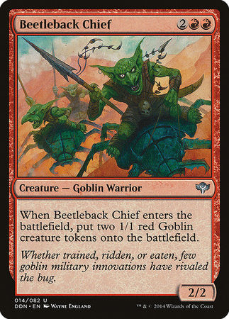 Beetleback Chief [Duel Decks: Speed vs. Cunning] | Dumpster Cat Games