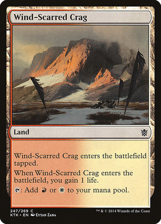 Wind-Scarred Crag [Khans of Tarkir] | Dumpster Cat Games