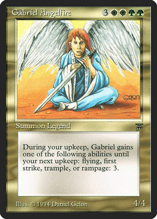 Gabriel Angelfire [Legends] | Dumpster Cat Games