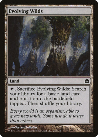 Evolving Wilds [Commander 2011] | Dumpster Cat Games