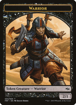 Warrior Token [Fate Reforged Tokens] | Dumpster Cat Games