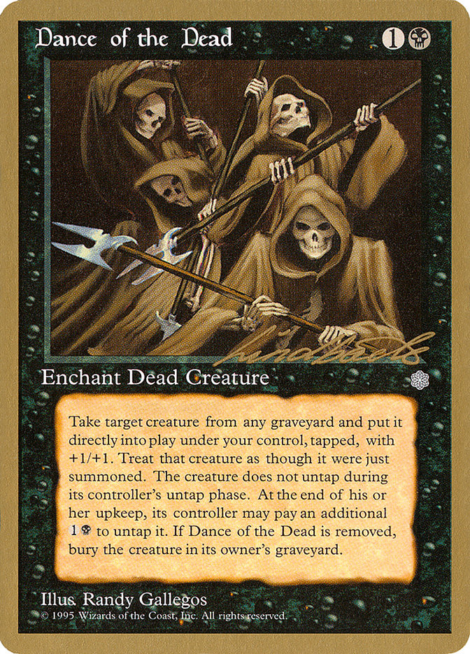 Dance of the Dead (Leon Lindback) [Pro Tour Collector Set] | Dumpster Cat Games