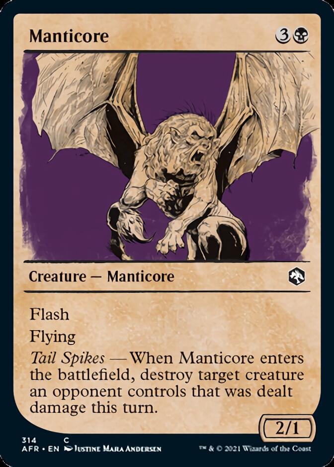 Manticore (Showcase) [Dungeons & Dragons: Adventures in the Forgotten Realms] | Dumpster Cat Games