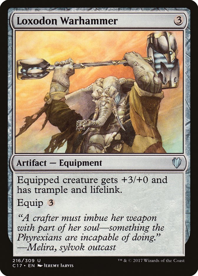 Loxodon Warhammer [Commander 2017] | Dumpster Cat Games