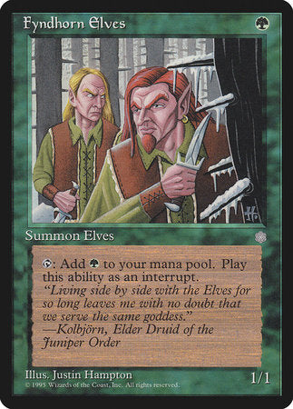 Fyndhorn Elves [Ice Age] | Dumpster Cat Games