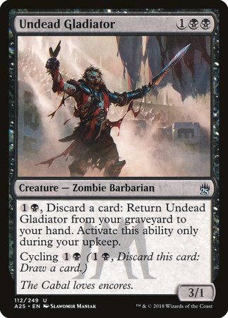 Undead Gladiator [Masters 25] | Dumpster Cat Games