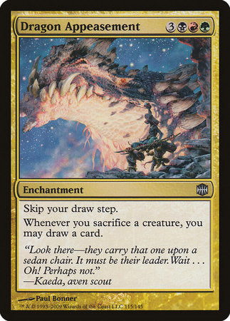 Dragon Appeasement [Alara Reborn] | Dumpster Cat Games