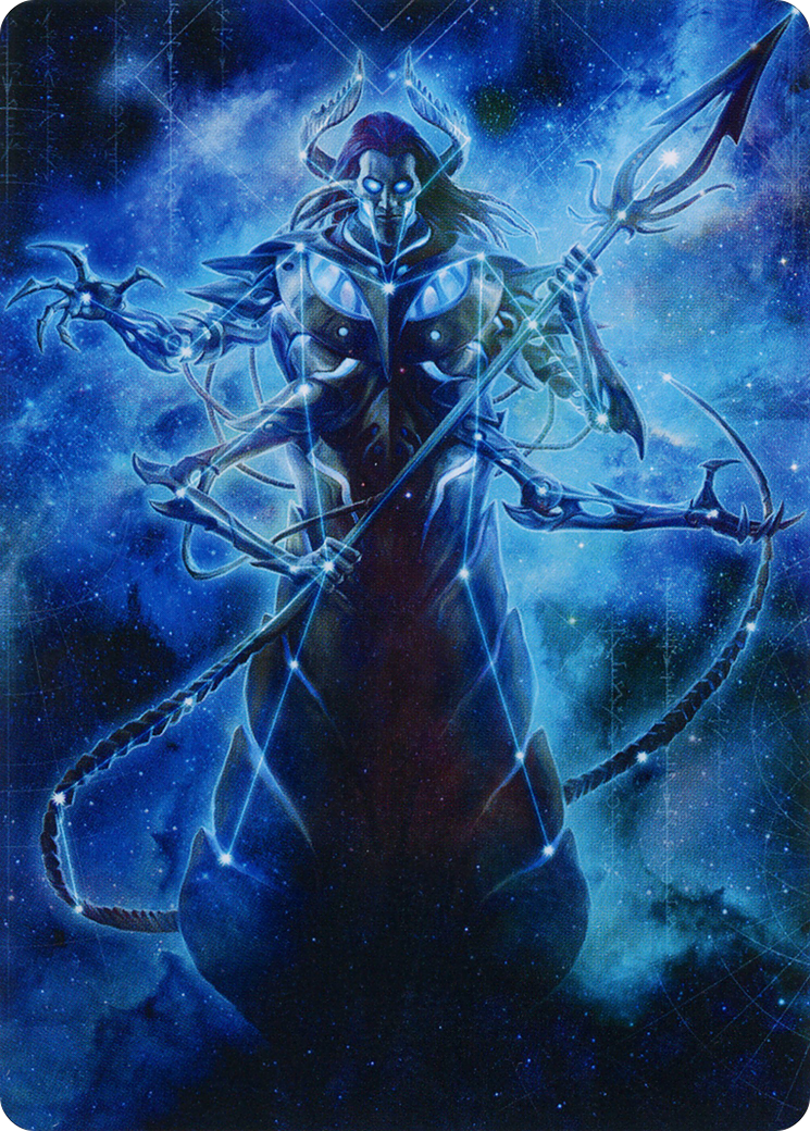 Heliod, the Warped Eclipse Art Card [March of the Machine Art Series] | Dumpster Cat Games