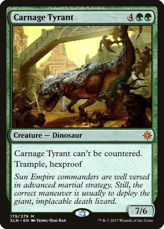 Carnage Tyrant [Ixalan] | Dumpster Cat Games