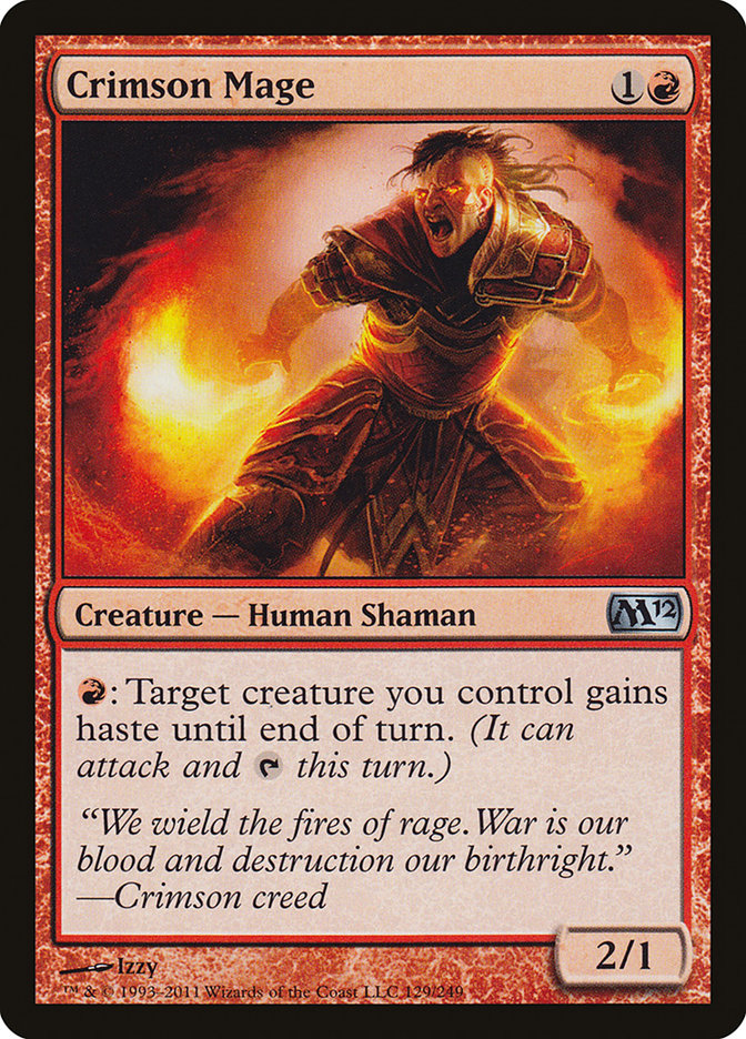 Crimson Mage [Magic 2012] | Dumpster Cat Games