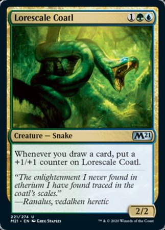 Lorescale Coatl [Core Set 2021] | Dumpster Cat Games