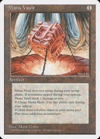Mana Vault [Fourth Edition] | Dumpster Cat Games