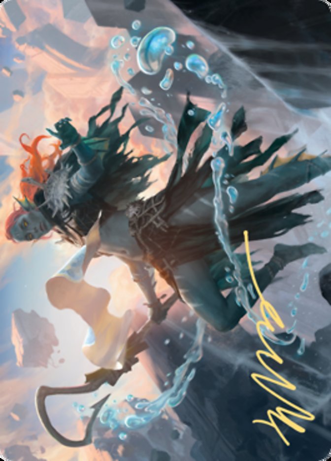 Expedition Diviner Art Card (Gold-Stamped Signature) [Zendikar Rising Art Series] | Dumpster Cat Games