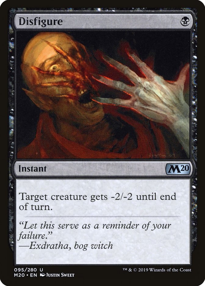 Disfigure [Core Set 2020] | Dumpster Cat Games