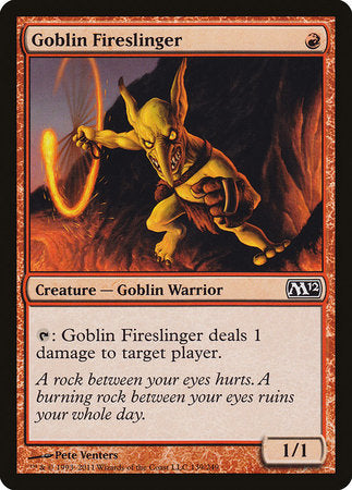 Goblin Fireslinger [Magic 2012] | Dumpster Cat Games