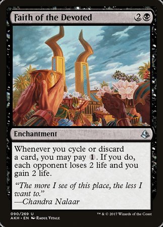 Faith of the Devoted [Amonkhet] | Dumpster Cat Games