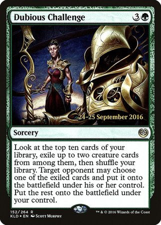 Dubious Challenge [Kaladesh Promos] | Dumpster Cat Games