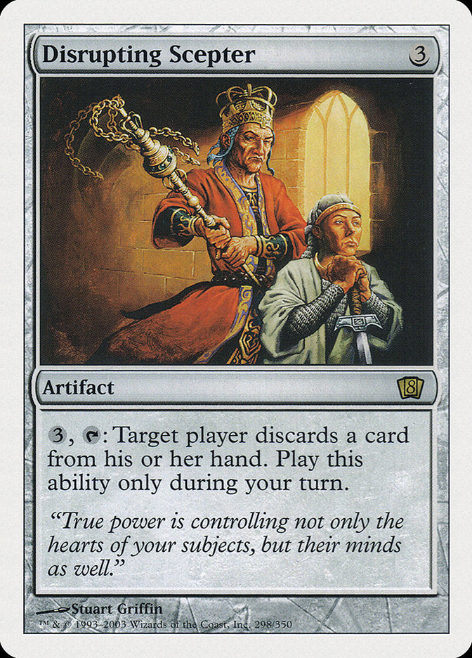 Disrupting Scepter [Eighth Edition] | Dumpster Cat Games