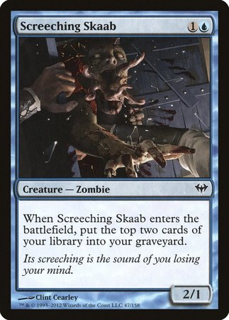 Screeching Skaab [Dark Ascension] | Dumpster Cat Games