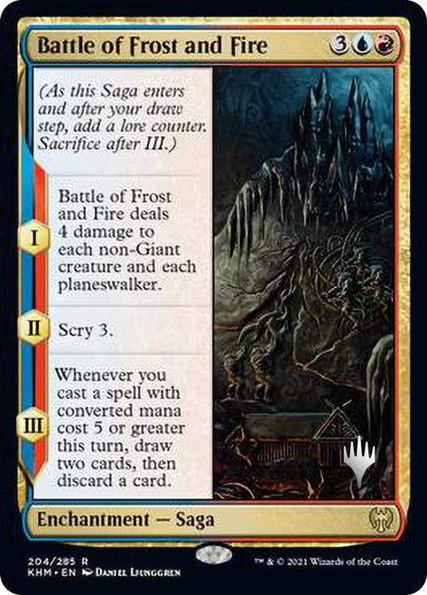 Battle of Frost and Fire [Kaldheim Promo Pack] | Dumpster Cat Games