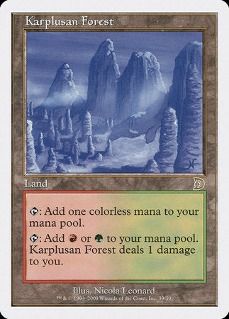 Karplusan Forest [Deckmasters] | Dumpster Cat Games