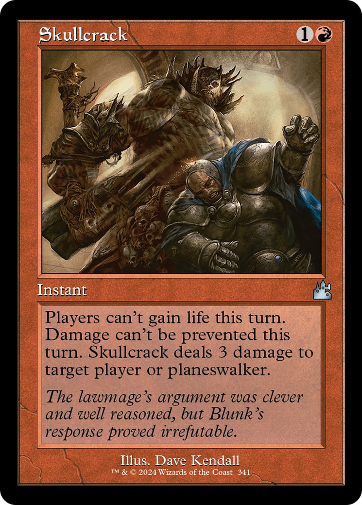 Skullcrack (Retro Frame) [Ravnica Remastered] | Dumpster Cat Games