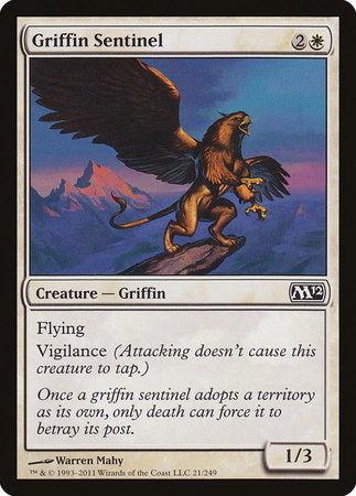 Griffin Sentinel [Magic 2012] | Dumpster Cat Games