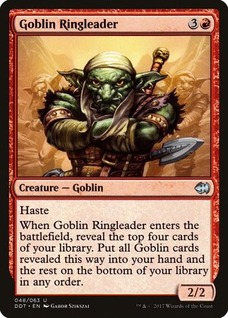 Goblin Ringleader [Duel Decks: Merfolk vs. Goblins] | Dumpster Cat Games
