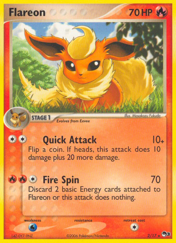 Flareon (2/17) [POP Series 3] | Dumpster Cat Games