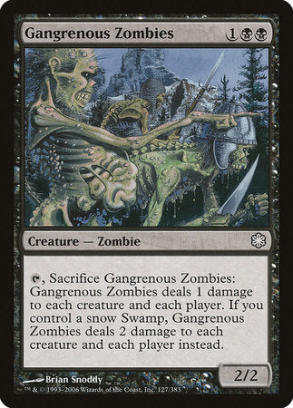 Gangrenous Zombies [Coldsnap Theme Decks] | Dumpster Cat Games