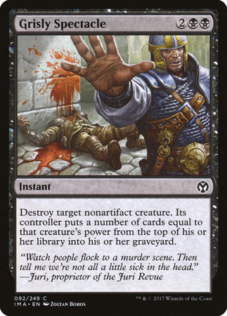 Grisly Spectacle [Iconic Masters] | Dumpster Cat Games