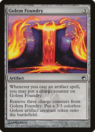 Golem Foundry [Scars of Mirrodin] | Dumpster Cat Games