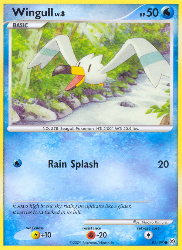 Wingull (81/99) [Platinum: Arceus] | Dumpster Cat Games