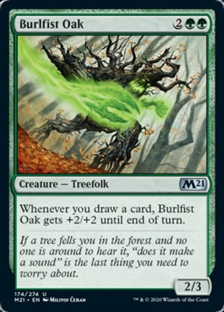 Burlfist Oak [Core Set 2021] | Dumpster Cat Games