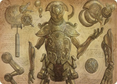 Foundry Inspector Art Card [The Brothers' War Art Series] | Dumpster Cat Games