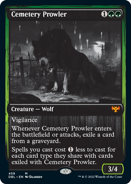 Cemetery Prowler [Innistrad: Double Feature] | Dumpster Cat Games