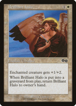 Brilliant Halo [Urza's Saga] | Dumpster Cat Games
