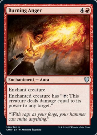 Burning Anger [Commander Legends] | Dumpster Cat Games